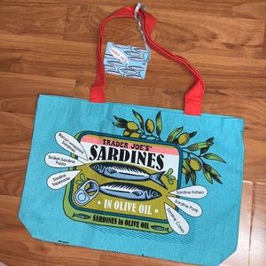 NWT Trader Joe’s Sardine Bag